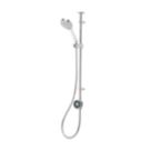 Aqualisa Optic Q HP/Combi Ceiling-Fed Chrome Thermostatic Single Outlet Exposed Smart Shower with Adjustable Head