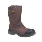 DEWALT Millington Size 8  Brown Waterproof  Safety Rigger Boots