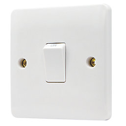Vimark  20A 1-Gang DP Control Switch White