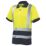 Tough Grit  High Visibility Polo Yellow / Navy Small 38" Chest