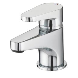 Bristan Quest Chrome 115mm Cloakroom Lever Mono Basin Mixer Tap  With Clicker Waste