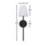 UME  Multi Colour Rechargeable LED Black Wall Lights with Tapered Shade 4.9W 200lm 2 Pack