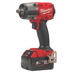 Milwaukee M18 FMTIW2F12-502X FUEL 18V 2 x 5.0Ah Li-Ion RedLithium Brushless Cordless Impact Wrench