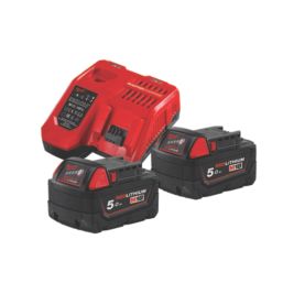 Milwaukee M18 FMTIW2F12-502X FUEL 18V 2 x 5.0Ah Li-Ion RedLithium Brushless Cordless Impact Wrench