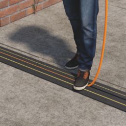 D-Line Ultra Cable Cover 2m Black