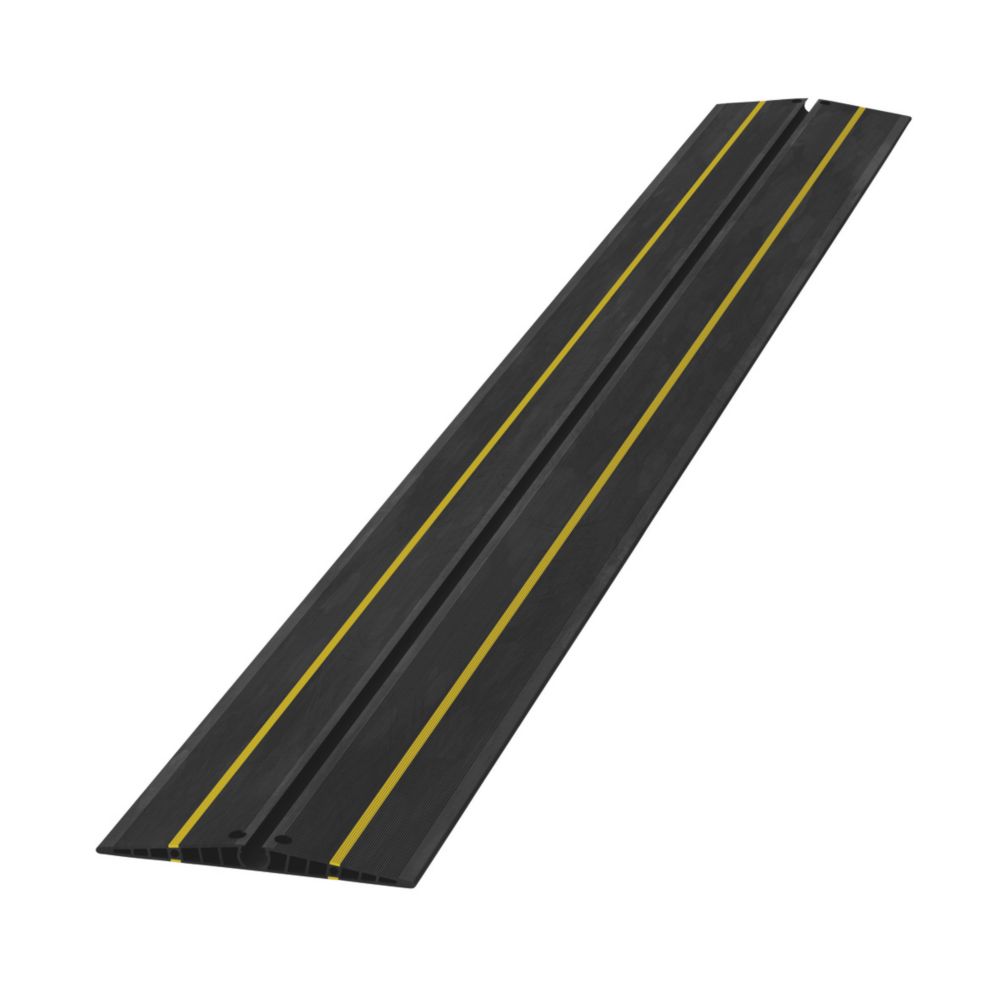 D-Line Ultra Cable Cover 2m Black - Screwfix