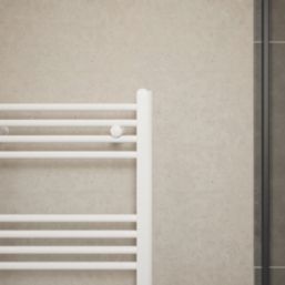 Flomasta 1000mm x 500mm 1522BTU White Flat  Towel Radiator
