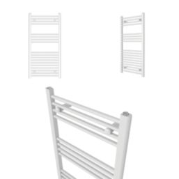 Flomasta 1000mm x 500mm 1522BTU White Flat  Towel Radiator
