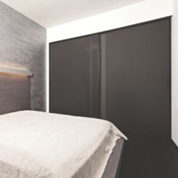 Henderson Double-Top W12 2-Door Sliding Track System Silver 1200mm