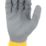 DEWALT Water-Resistant Grip Gloves Grey / Yellow Large
