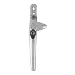 Smith & Locke  Left-Handed Cockspur Window Handle Polished Chrome