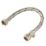 Midbrass Flexible Hoses with Isolation Valve 1/2" x 1/2" x 300mm 2 Pack