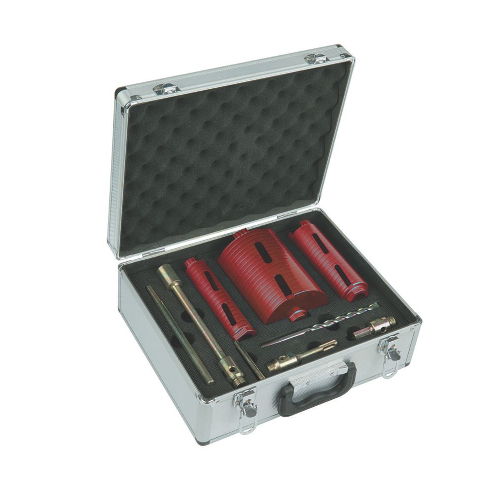 OX Maestro Diamond Core Drill Kit 3 Cores - Screwfix