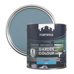 Fortress 2.5Ltr Sky Blue Matt Garden Paint