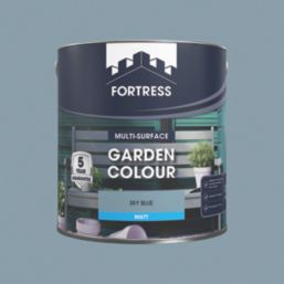 Fortress 2.5Ltr Sky Blue Matt Garden Paint