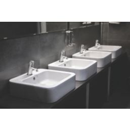 Highlife Bathrooms Skara Push Button Non-Concussive Basin Mixer Chrome