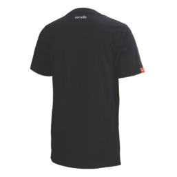 Scruffs Graphic Short Sleeve T-Shirt Black X Large 44" Chest