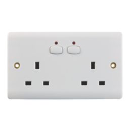 Energenie MiHome 13A 2-Gang SP Switched Smart Socket White