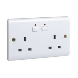 Energenie MiHome 13A 2-Gang SP Switched Smart Socket White