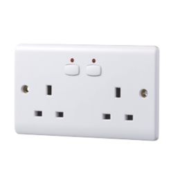 Energenie MiHome 13A 2-Gang SP Switched Smart Socket White