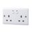 Energenie MiHome 13A 2-Gang SP Switched Smart Socket White