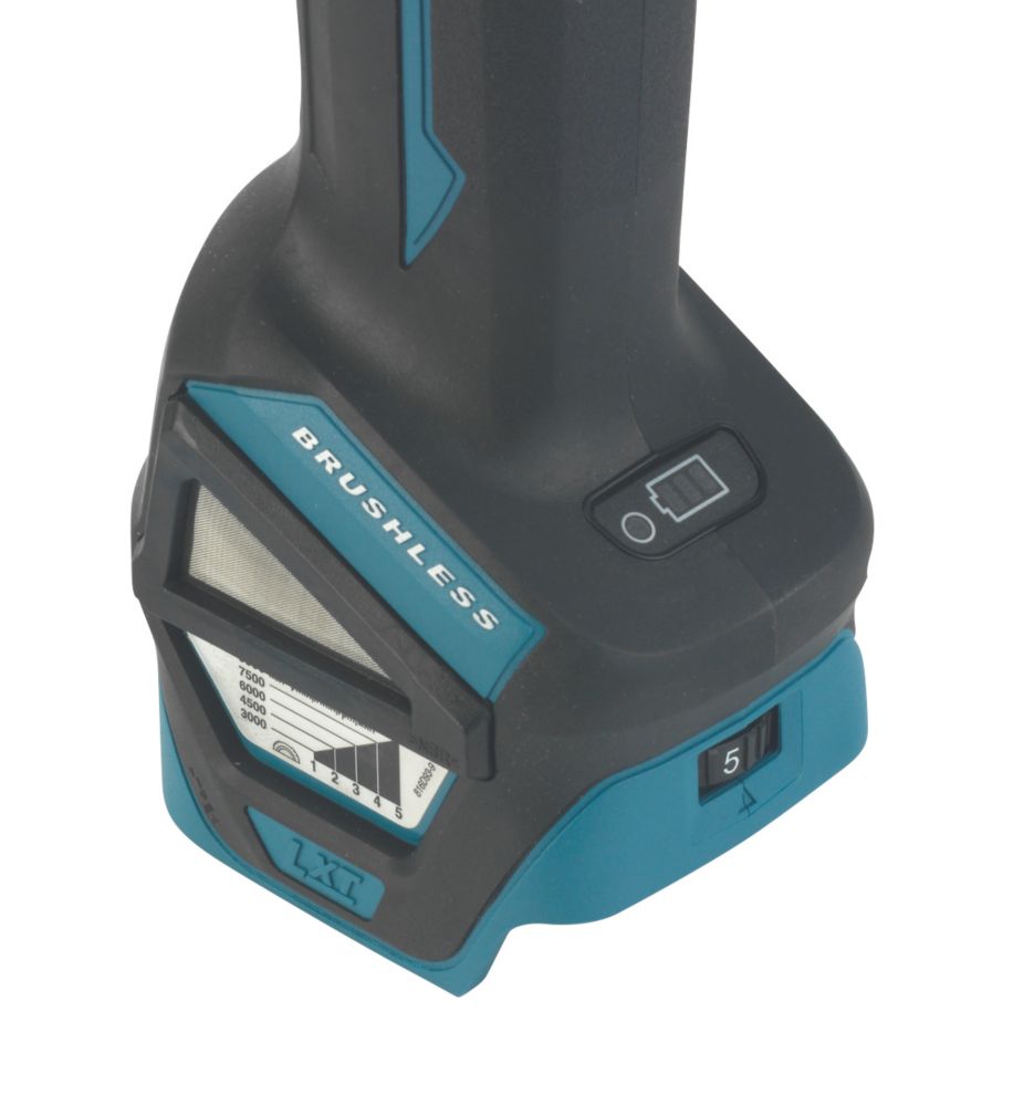 Makita DGA463RTJ 18V LXT Brushless 115mm Grinder With 2x 5.0Ah Batteries