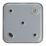 Contactum  10AX 2-Gang 2-Way Metal Clad Light Switch with White Inserts