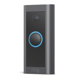 Ring  Hard-Wired Smart Doorbell Black/Grey