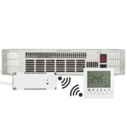 TCP  2kW Electric Plinth-Mounted Heater Silver