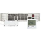 TCP  2kW Electric Plinth-Mounted Heater Silver