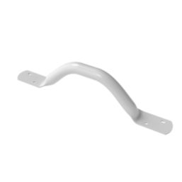 Nymas NymaPRO Straight Household Flat End Steel Grab Rail White 305mm