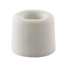 Smith & Locke Cylindrical Rubber Door Stop 30 x 24mm White 10 Pack