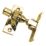 Smith & Locke Sash Window Fastener Polished Chrome 80mm x 58mm