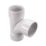 FloPlast  Equal Tees White 40mm 3 Pack