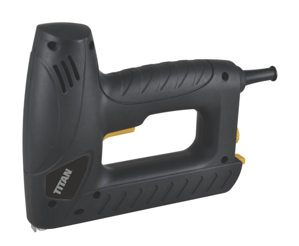 Titan TTB515STP 15mm Second Fix Electric Nail Gun / Stapler 240V Screwfix