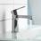 Aqualisa Central Chrome 137mm Standard Lever Mono Basin Pillar Tap  With Clicker Waste