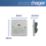 Hager Sollysta WRDP84NBSW 20A 1-Gang 2P+E Control Switch Brushed Steel with LED with White Inserts
