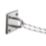 Essentials Stainless Steel Staple on Plates 50mm x 50mm 2 Pack