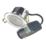Collingwood H2 Lite Select Fixed  Fire Rated LED Downlight Brushed Steel 5W 600-650lm