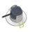 Collingwood H2 Lite Select Fixed  Fire Rated LED Downlight Brushed Steel 5W 600-650lm