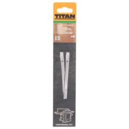 Titan  Wood Planer Thicknesser Blades 210mm x 1.5mm x 16.5mm 2 Piece Set