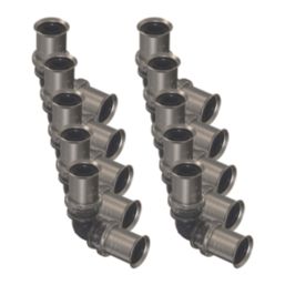 Wavin Tigris  Multi-Layer Composite Press-Fit Equal 90° Elbows 16mm 10 Pack