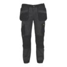 DEWALT Albany Work Trousers Black 40" W 33" L