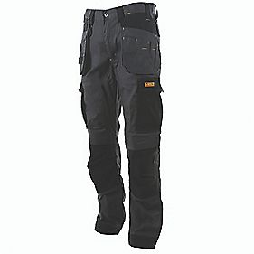 DeWalt Barstow DWC115-004 Holster Work Trousers Charcoal Grey 34