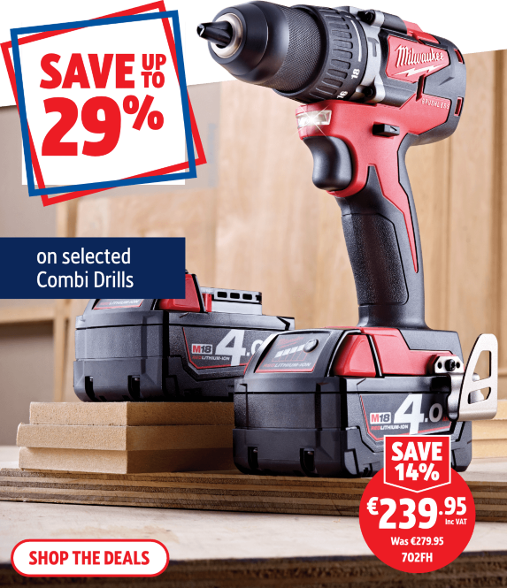 Save up to 29% on selected Combi Drills
