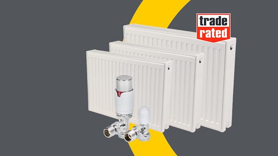 FREE TRV worth €24.95 when bought with any Flomasta Central Heating Radiator