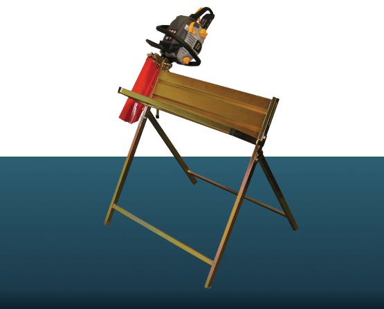 Log Sawhorses