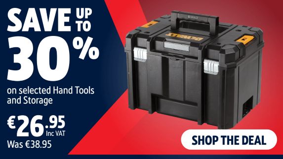 Save up to 30% on selected Hand Tools and Storage