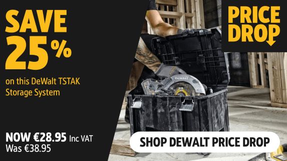 Save 25% on this DeWalt TSTAK Storage System. Shop DeWalt Price Drop