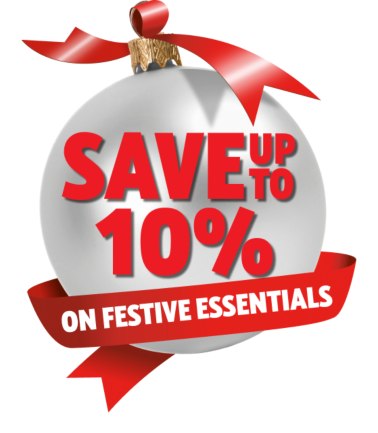 Save up to 10% on Festive Essentials
